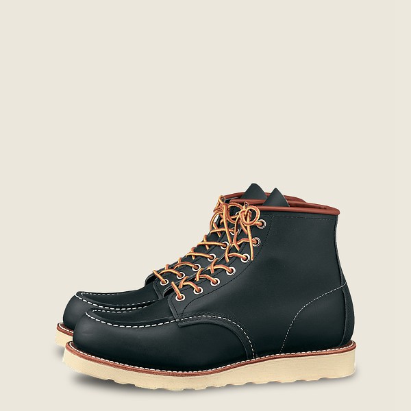 Red Wing Heritage Boots Classic Moc - 6-Inch Portage Læder - Marineblå - Herre 7840-OANWG